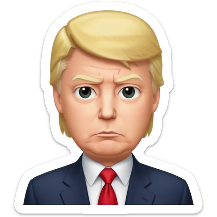 Evil trump sticker