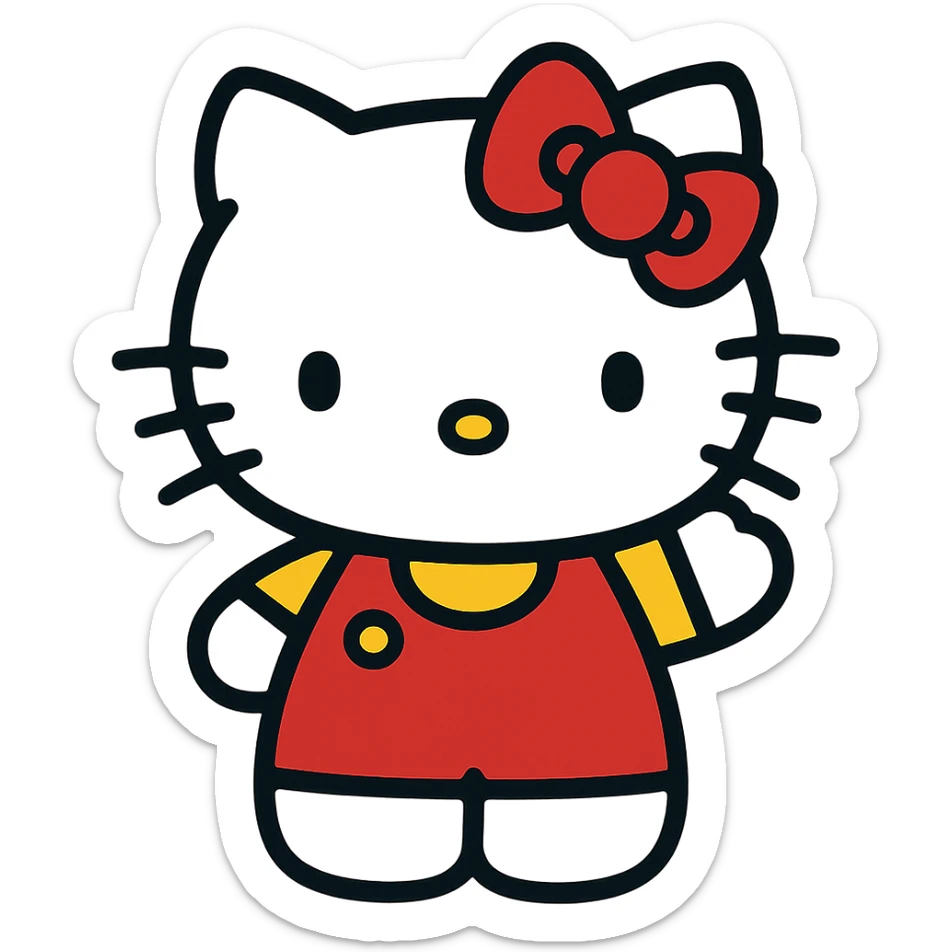 Hello-kitty sticker
