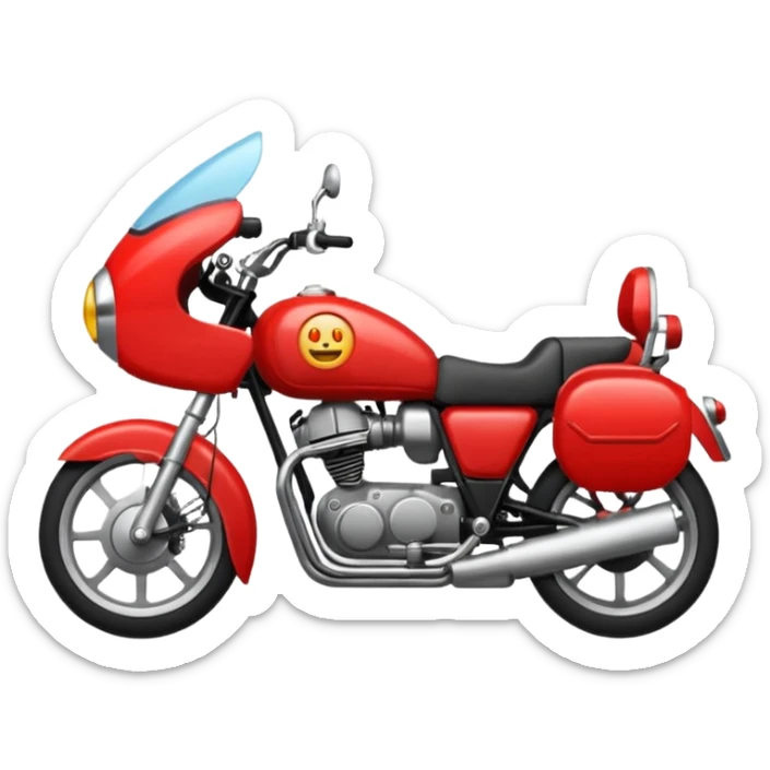 Vreau un emoji cu stop și sa fie împotriva motocicletelor sa fie interzise sticker