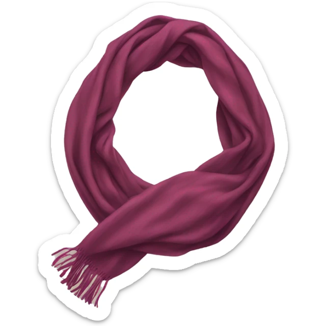 Scarf sticker