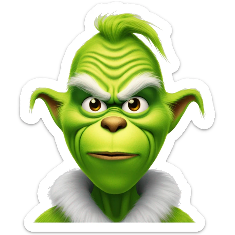 The grinch  sticker