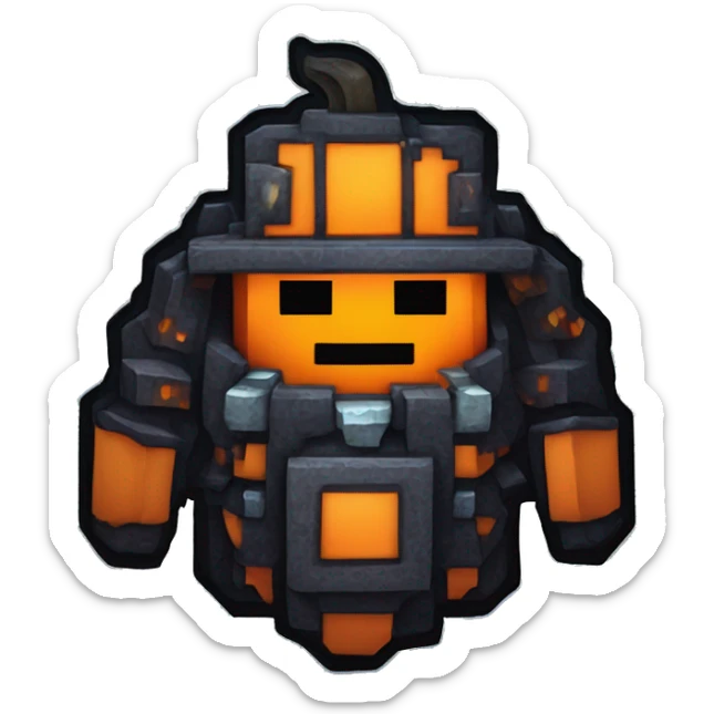 minecraft pumpkin halloween badge medal cyberpunk pokemon fear sticker