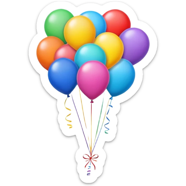 Balloons sticker