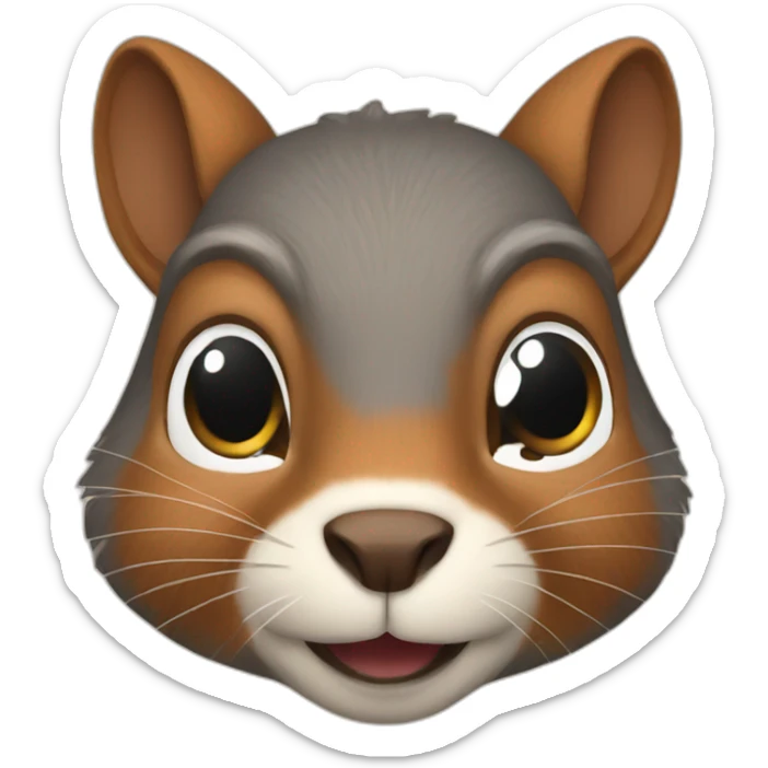 squirrel sticker