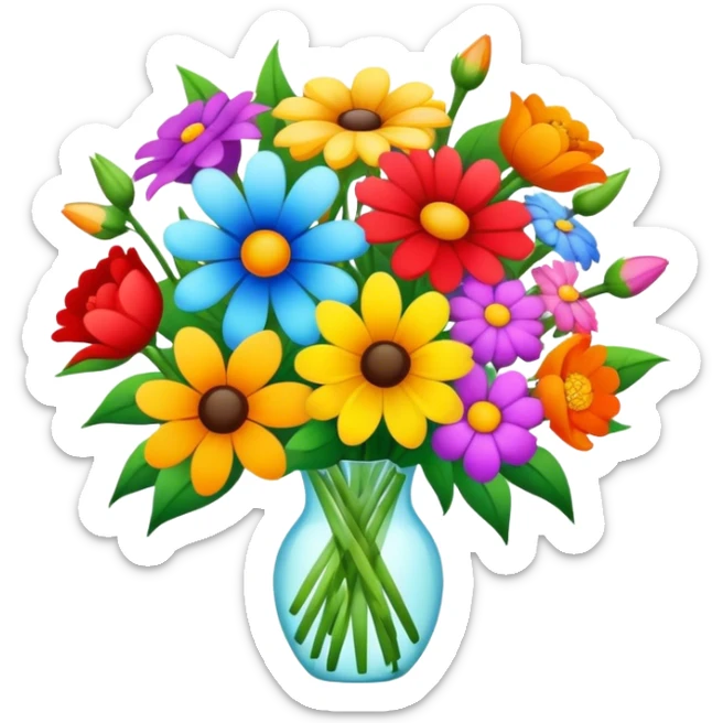 flowers sticker