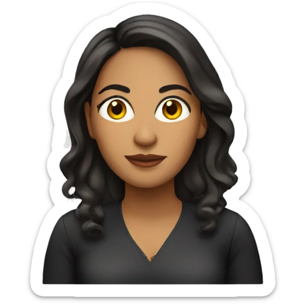 Latina woman sticker