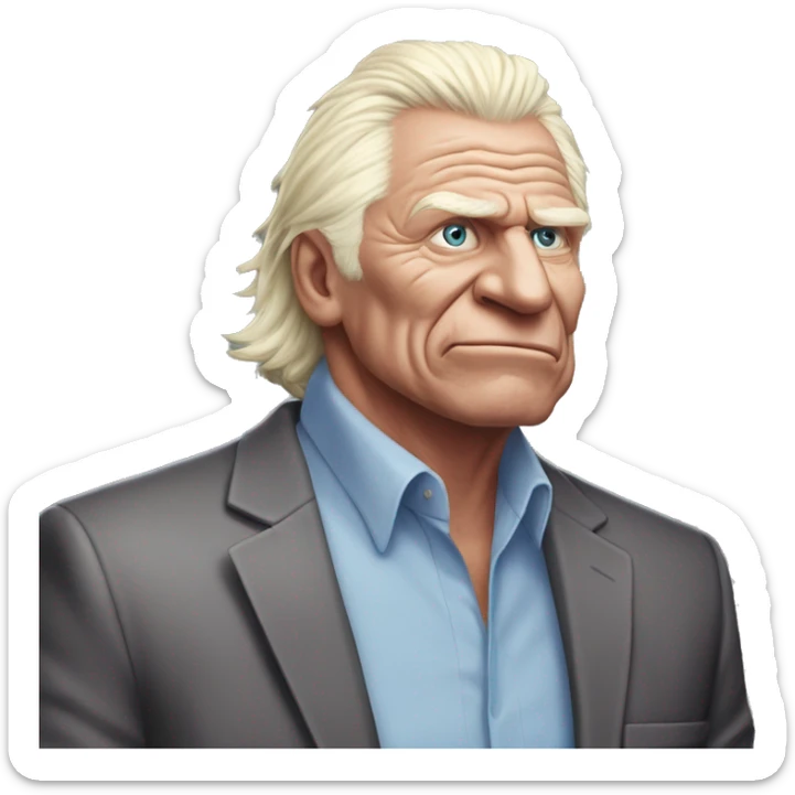 I can swallow a bottle of alcohol and I'll feel like Godzilla Better hit the deck like the card dealer My whole squad's in here, walkin' around the party A cross between a zombie apocalypse and B-Bobby "The Brain" Heenan  sticker