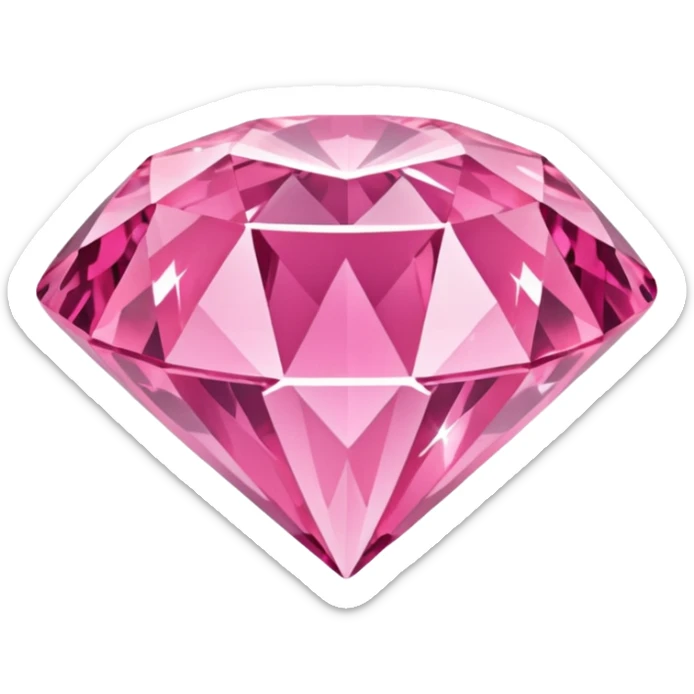 Pink diamond  sticker