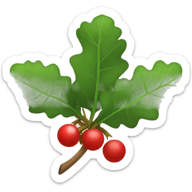 Mistletoe sticker