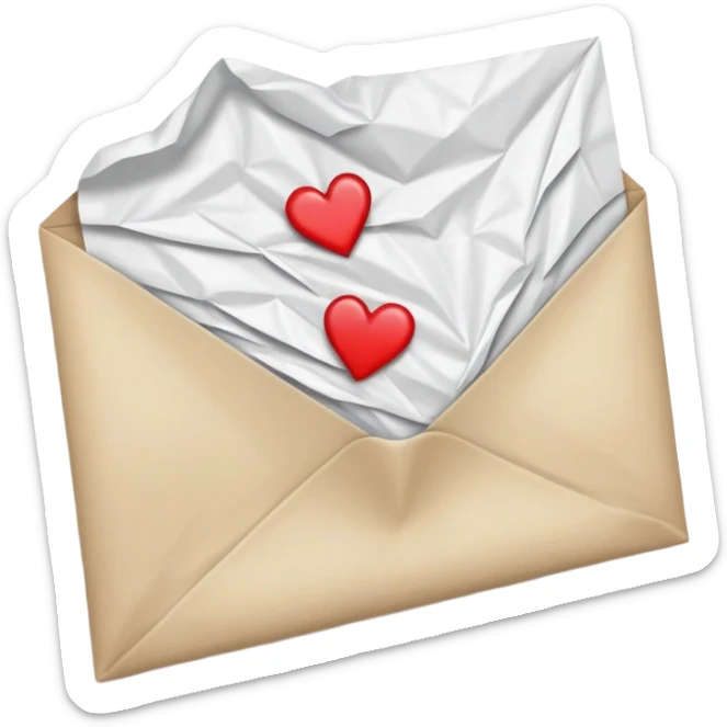 Love letter with tears for 'Quit Playing Games With My Heart' by Backstreet Boys sticker