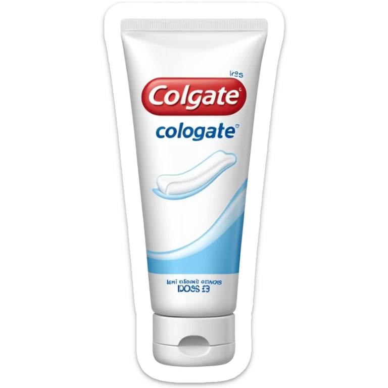 colgate toothpaste sticker
