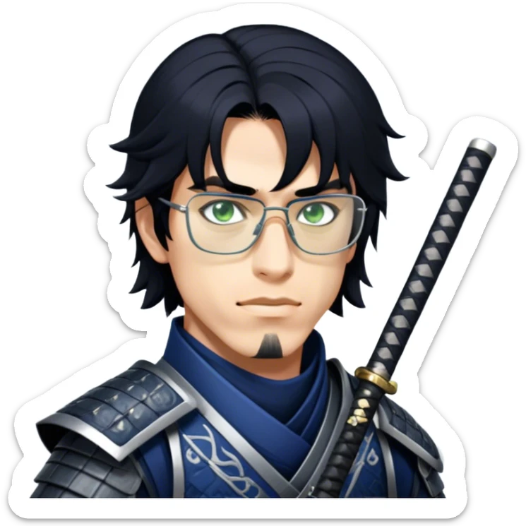 Warrior Samurai sticker