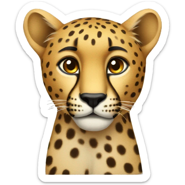 Cheetah sticker