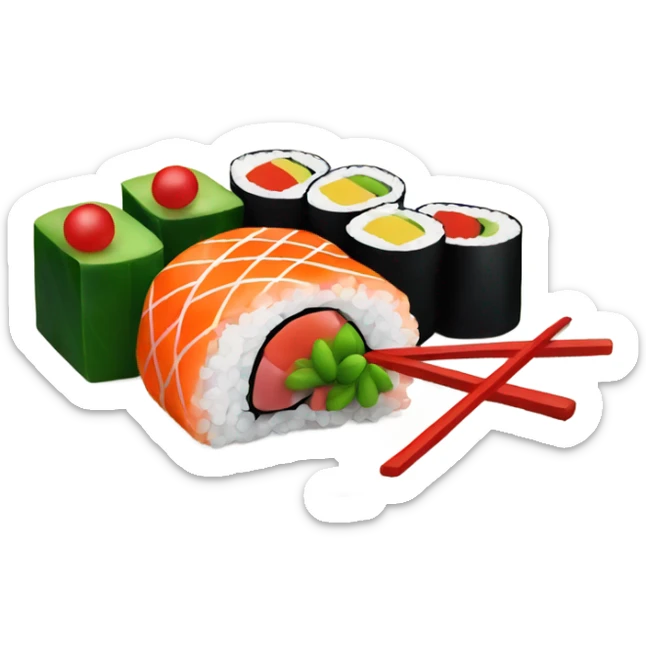 Christmas sushi  sticker