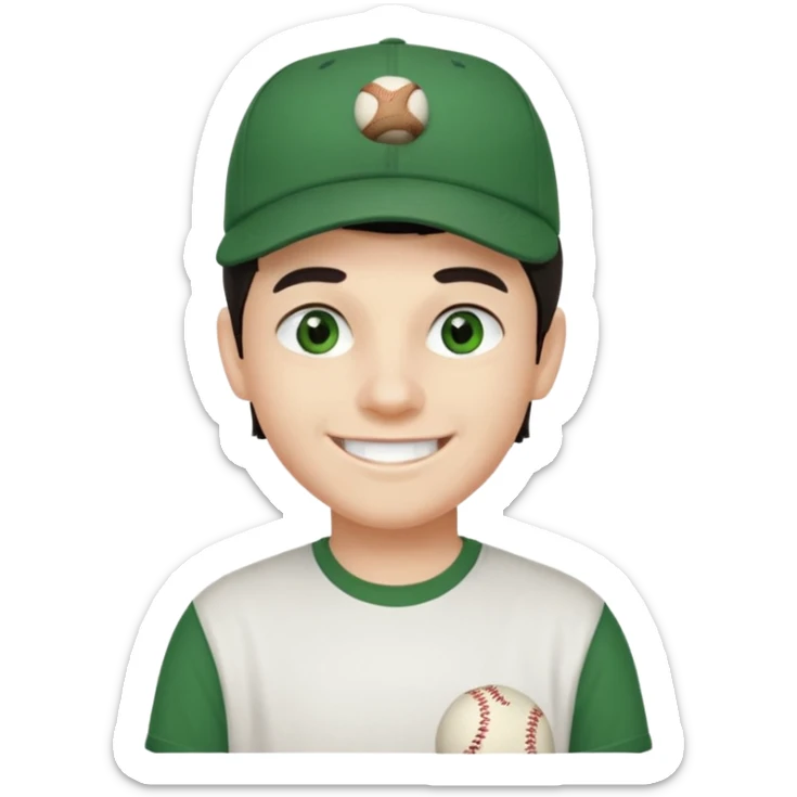 older-teenage-boy-dark-hair-green-eyes-tshirt-smiling-with-teeth-showing-baseball hat on sideways sticker