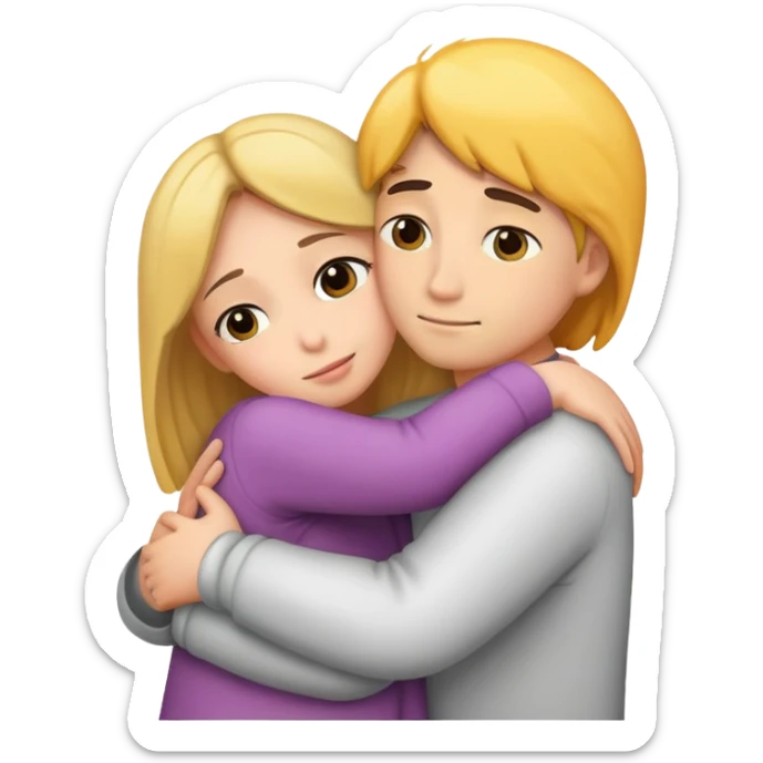 Hug sticker