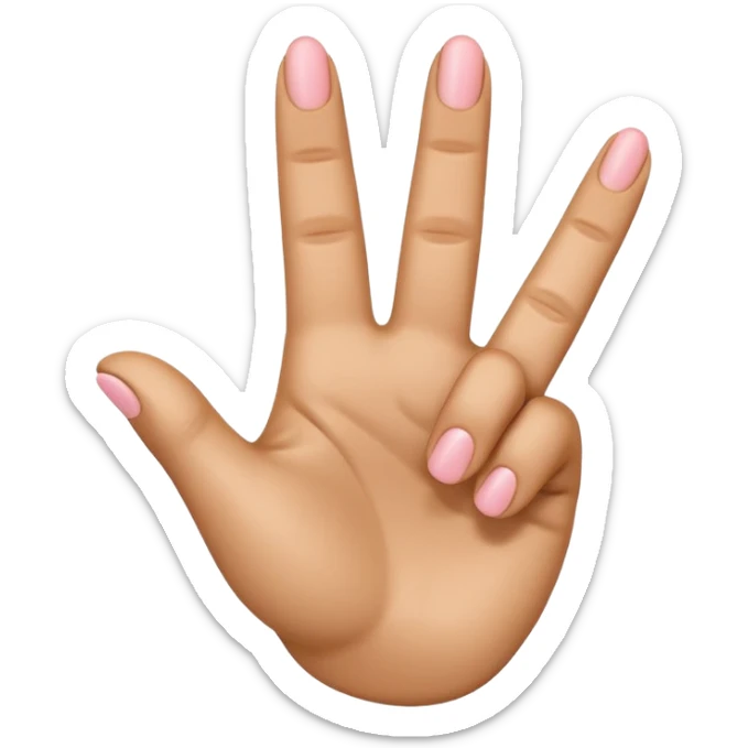 A 3D emoji in iOS emoji aesthetic style of a hand making the “shaka” gesture, with thumb and pinky extended outward and other fingers folded in, cheerful expression, clean white background, glossy Apple-style design
 sticker