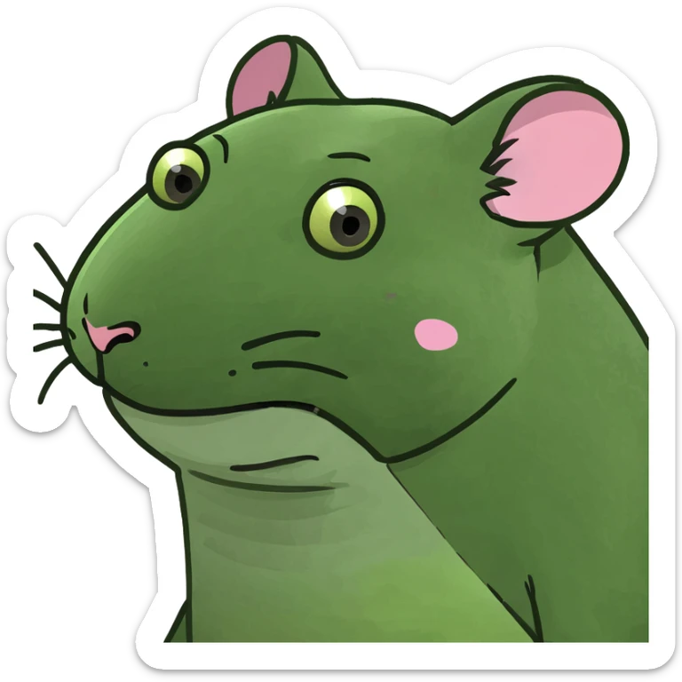 A male rat wearing blue and a female rat wearing pink. Both of them drinking milk from a bottle sticker