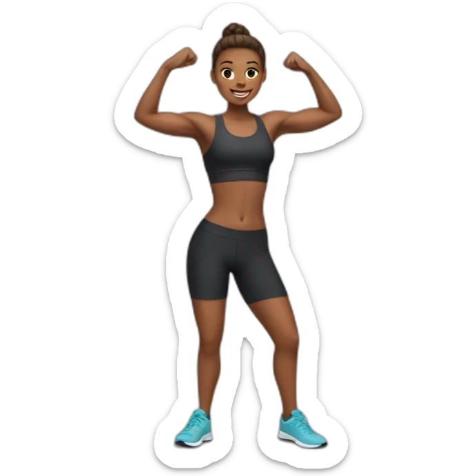 fitness  sticker