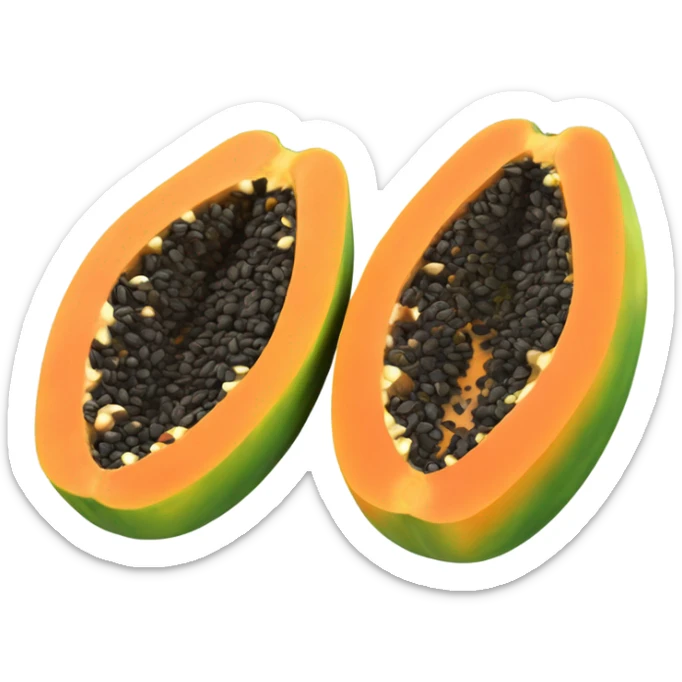 Papaya sticker