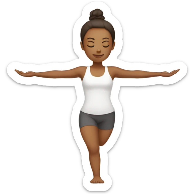 Yoga sticker
