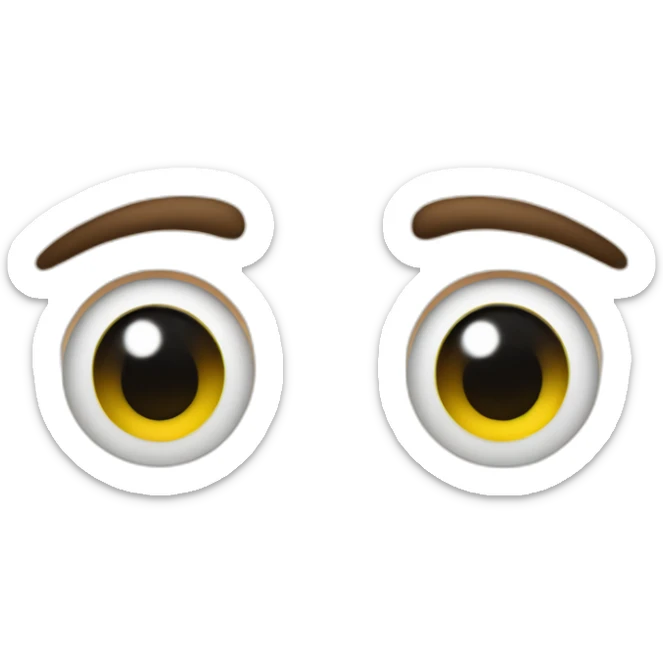 The emoji that looks like ToT but invert the shape of the eyes sticker