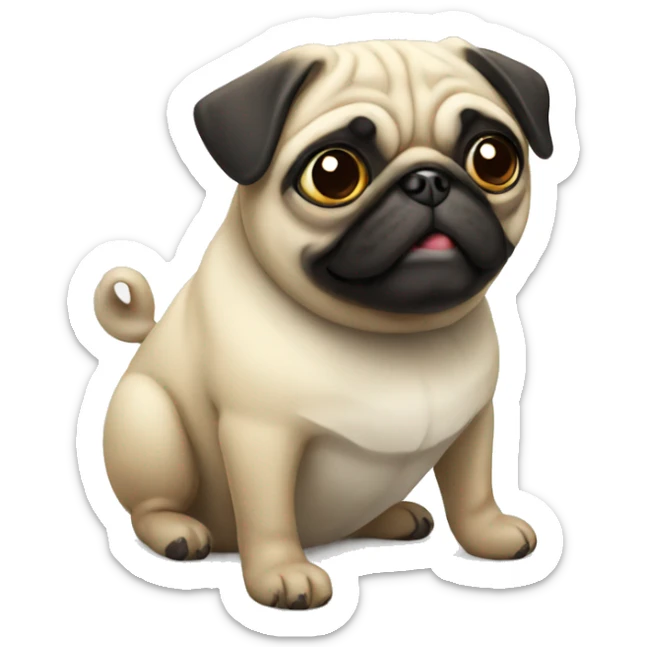 Pug  sticker