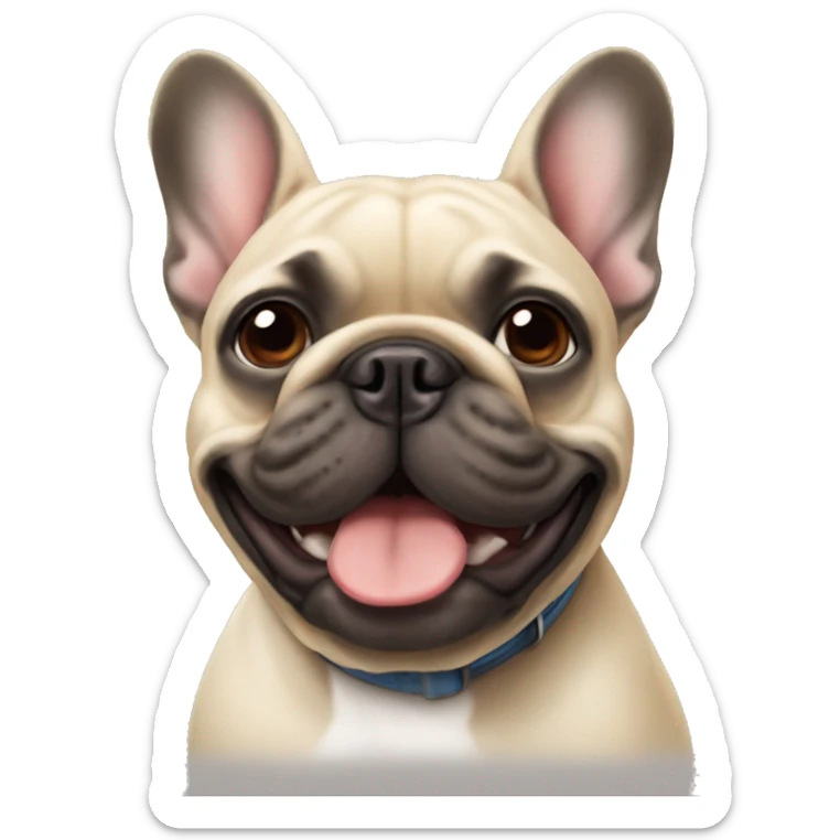 French bulldog sticker