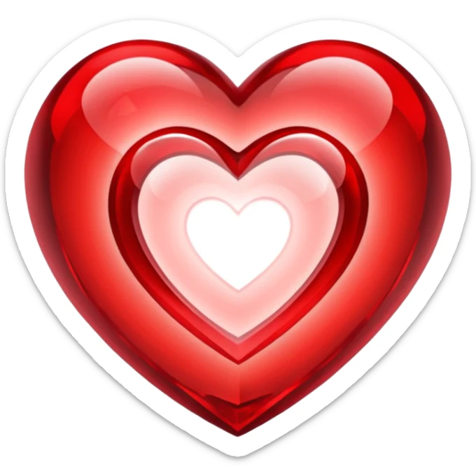 Red crystal with a red glow coming from its center. In the center of the crystal a $ sticker