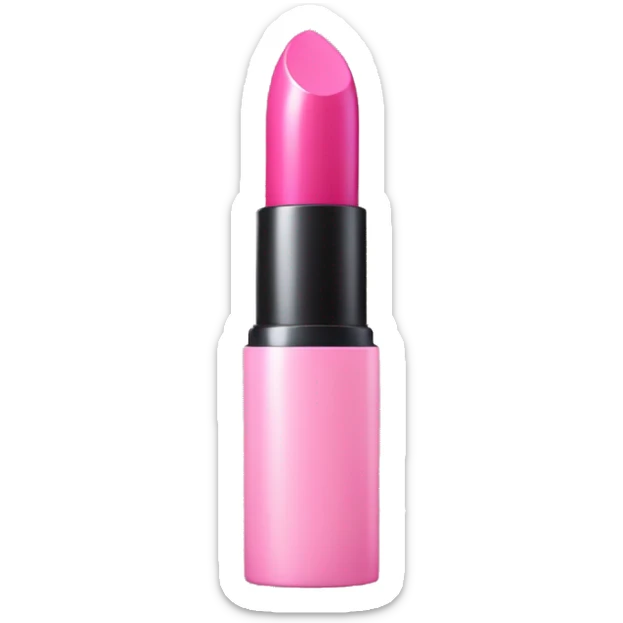 Pink lipstick sticker