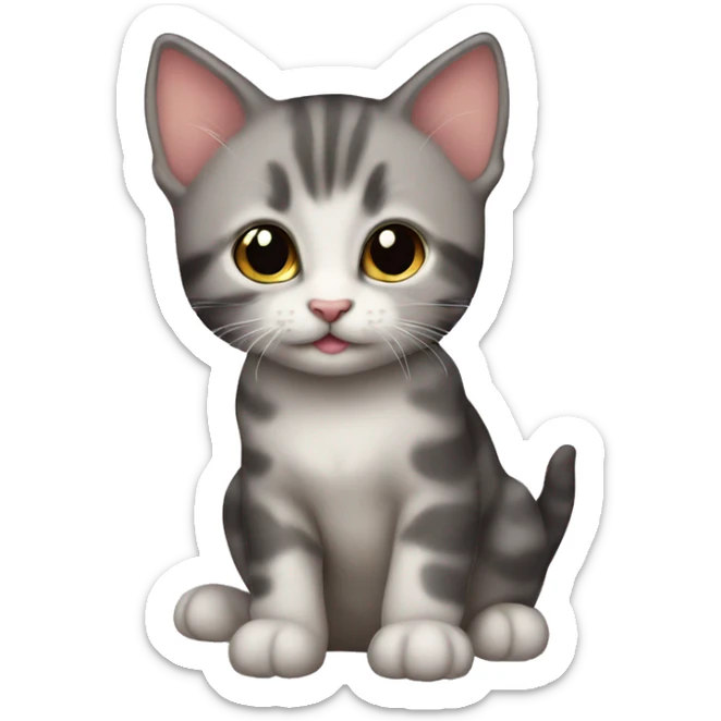 Kitten sticker