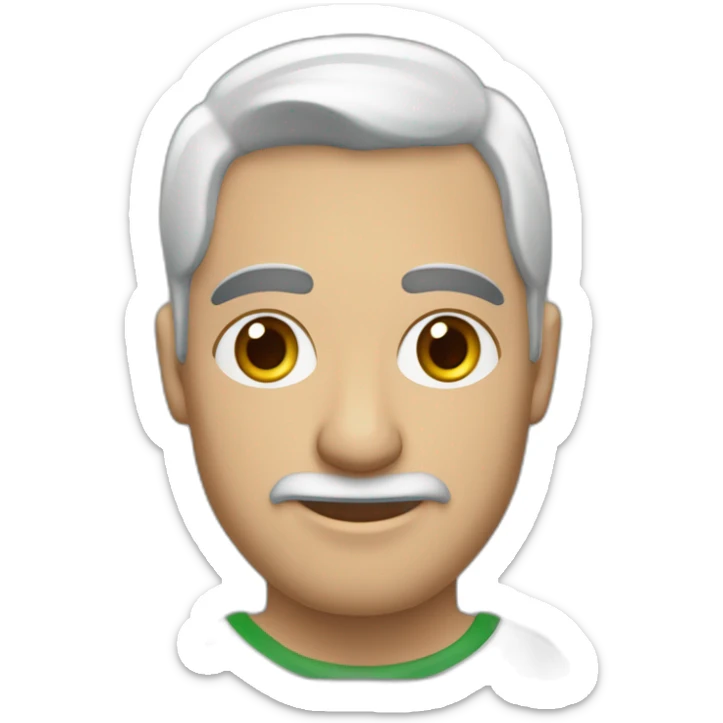 Un bel homme portant une chemise Molde Algérie  sticker