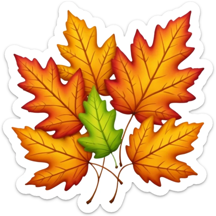 Autumn sticker