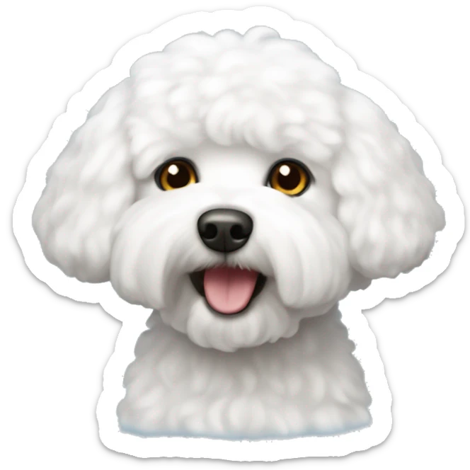 Bichon frise sticker