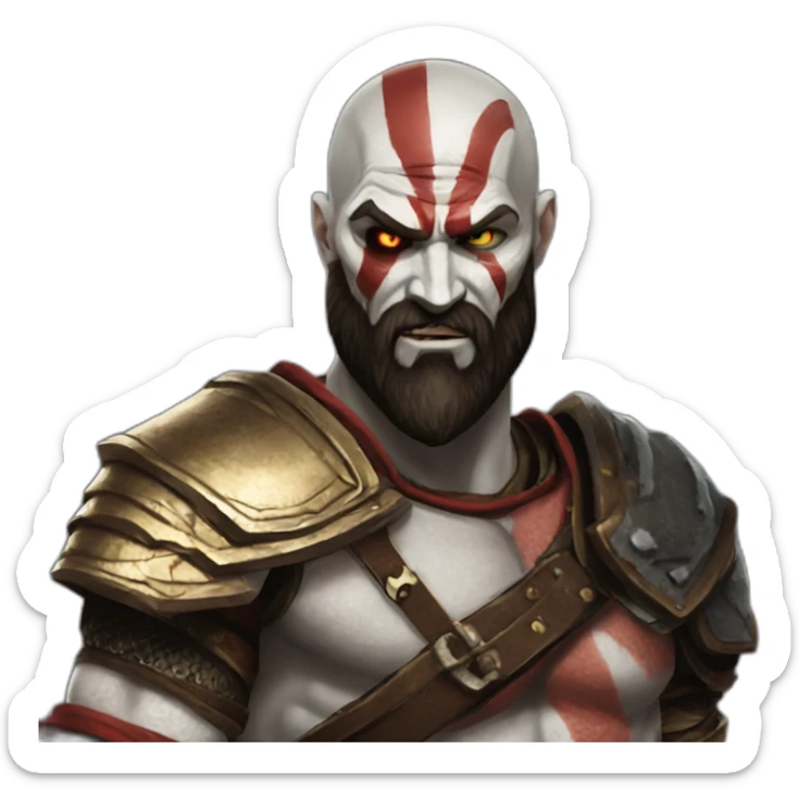 Kratos sticker