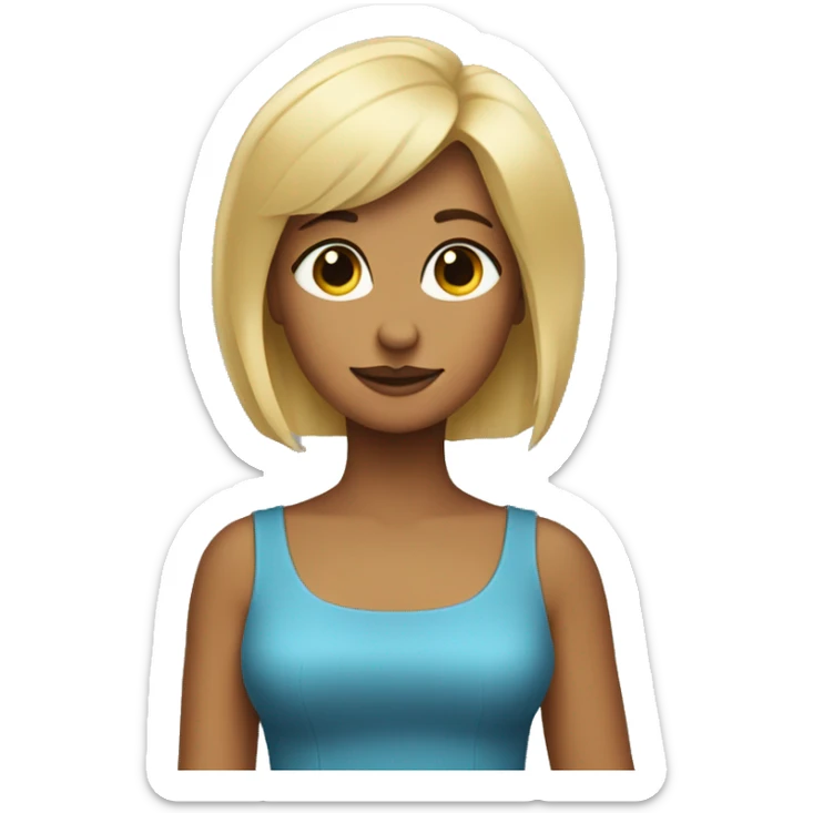 Blonde girl with wire haired dark wiener dog on arm  sticker