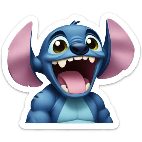 Stitch sticker