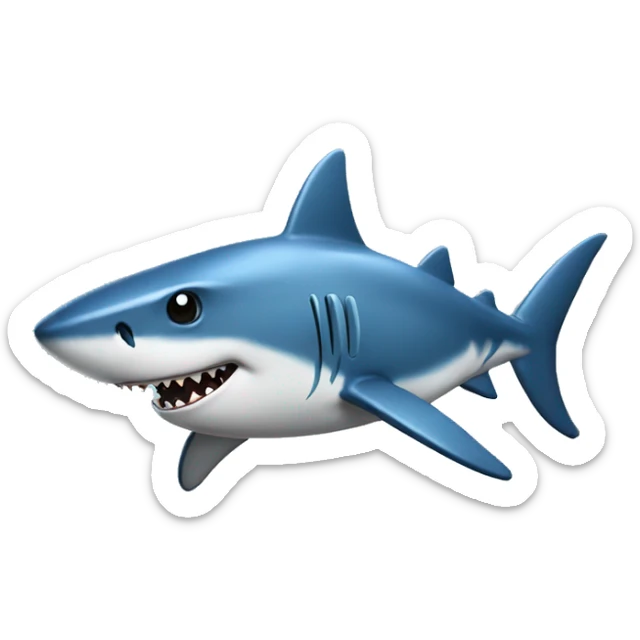 police officer shark sticker