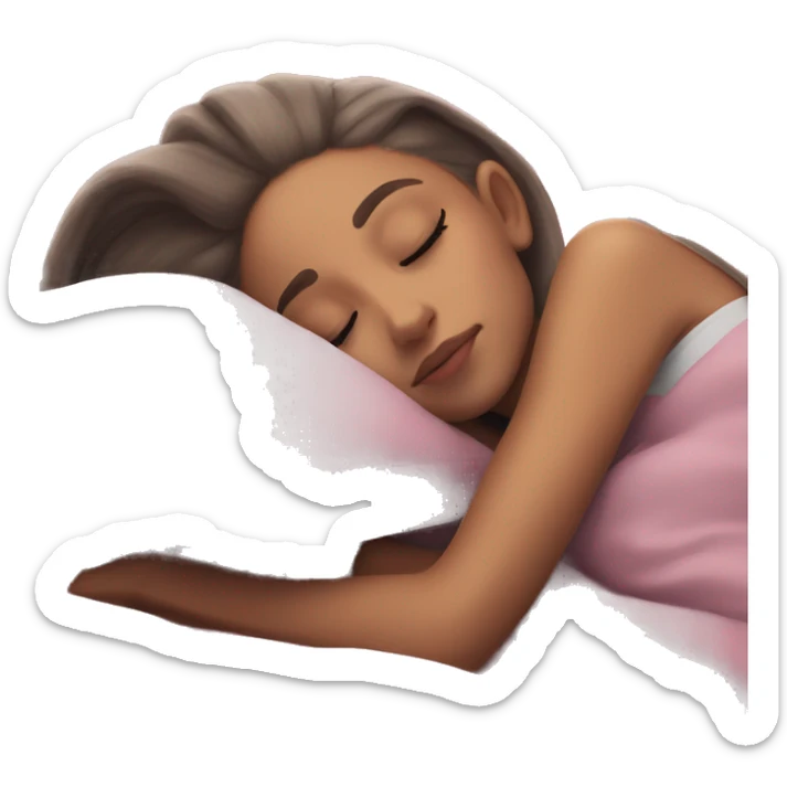 Ariana Grande sleeping sticker