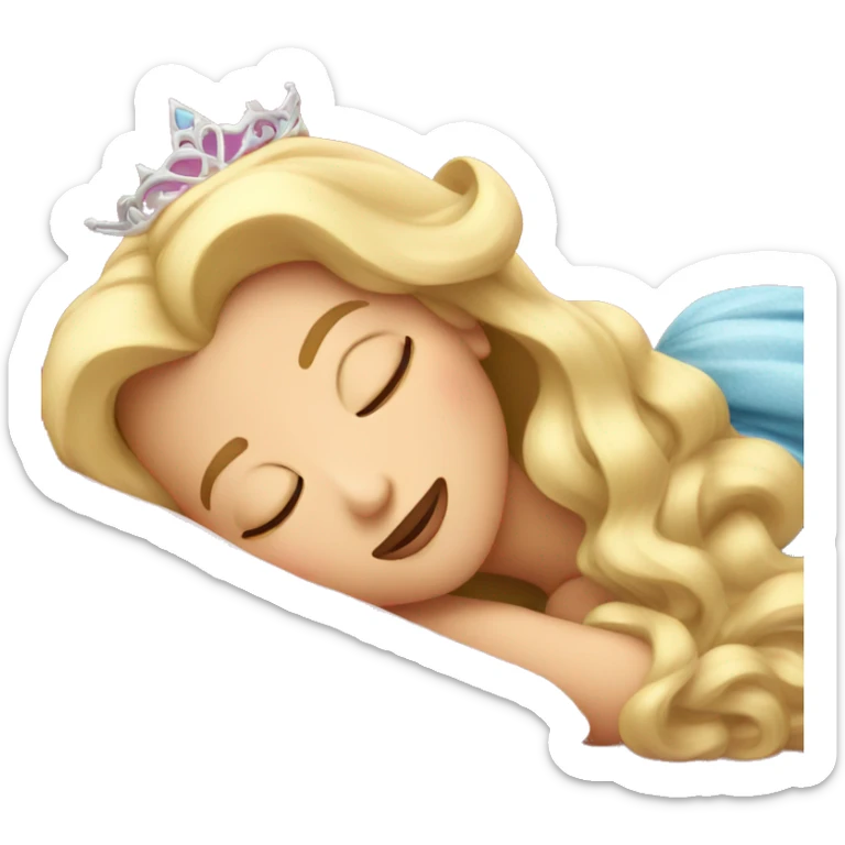Sleeping beauty  sticker