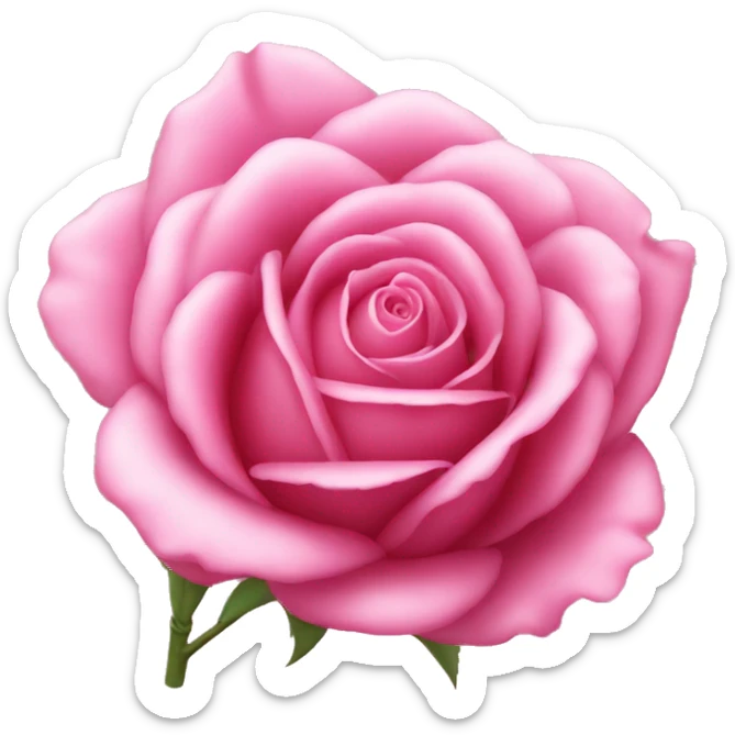 Pink rose  sticker