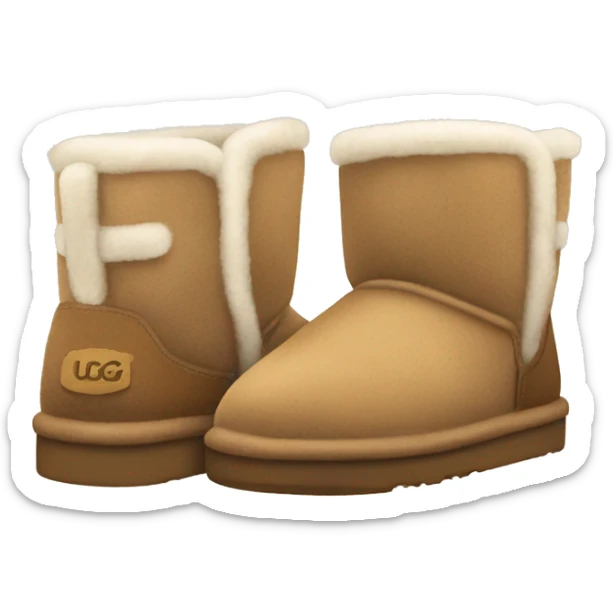 UGG slippers  sticker