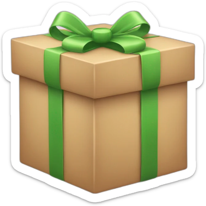 Gift box sticker