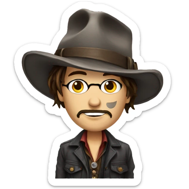johnny depp sticker