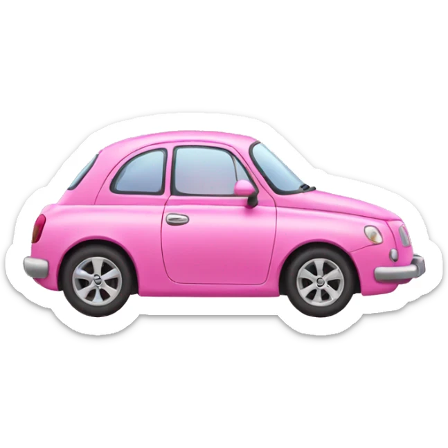 pink car sticker