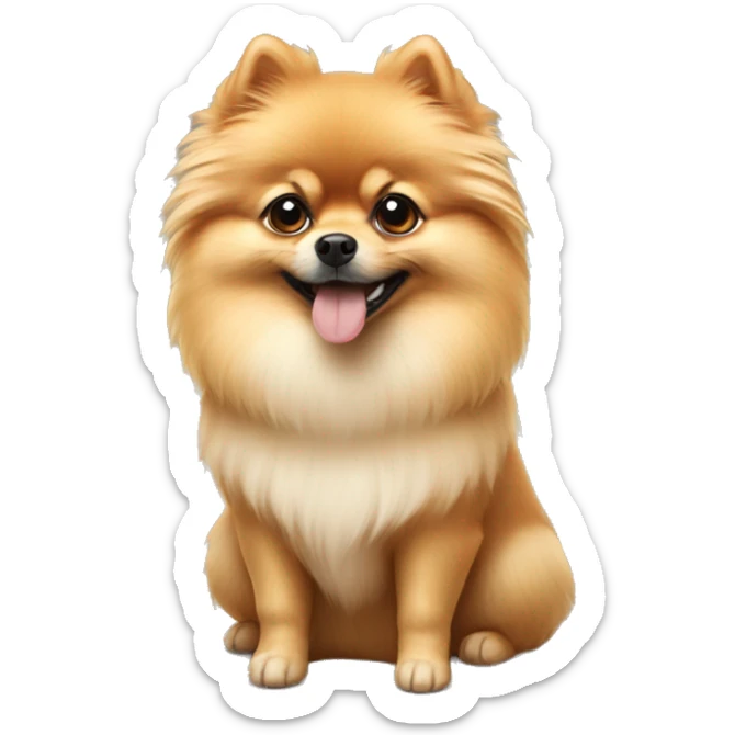 pomeranian sticker