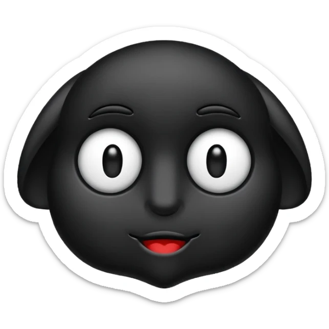 Necesito un emoji o icono, no una imagen, que sea de este estilo ✿, pero en vez de una flor, que sea un blohsh de billie eilish sticker