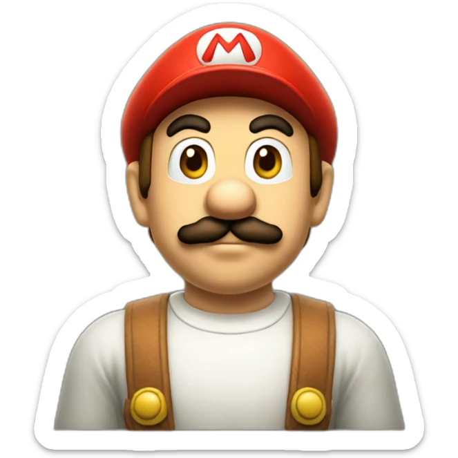 So Retro Super Mario sticker