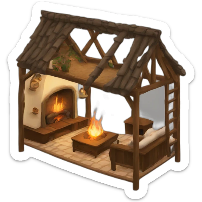 Cosy place sticker