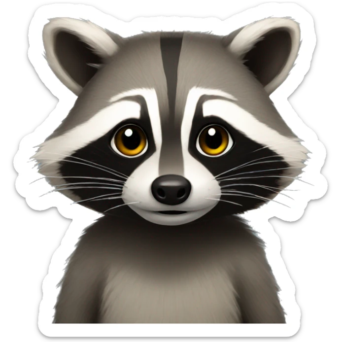 raccoon sticker